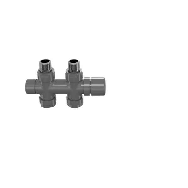 Robinetterie thermostatisable h droit réversible 1/2'', tête man.- kit o couleur - Acova - 991589