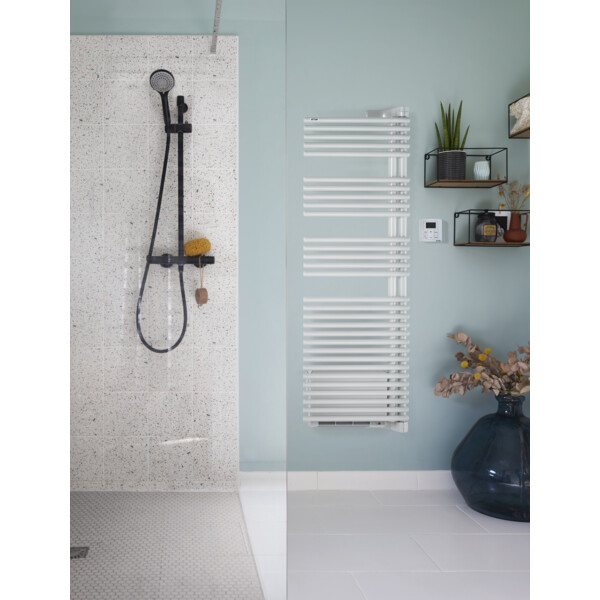 Cala twist air ec droite, blanc ral 9016, 672w, h 1478 mm / l 496 mm - Acova - LNRT145-050IFS