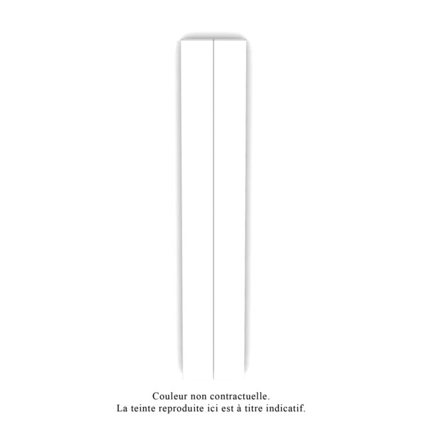 Kolone el sans régulation, blanc ral 9010, 1300w, h 1805 mm / l 327 mm - Acova - TKLW-130-180/F