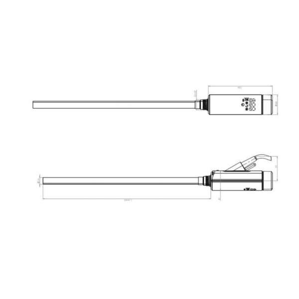 Kit de résistance mixte IHC 600W blanc avec té 1/2 - Acova - 858411