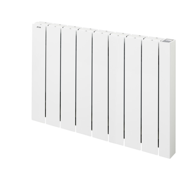 Atoll EL Boîtier digital, Blanc RAL 9010, 1500W, H 575 mm / L874 mm - Acova - TAN-150-087/CF