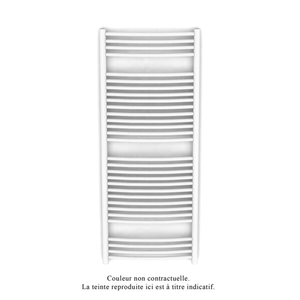 Palma Spa EC cintré, racc.centré, Blanc RAL 9016, 999W, H 1706 mm / L 597 mm - Acova - CL-170-060-05