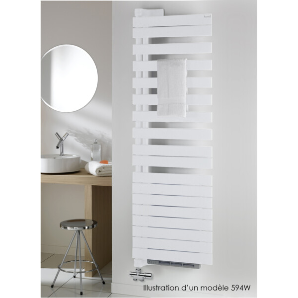 Sèche-serviette Acova Régate Twist Air ACAXRL090-055IFS Eau chaude blanc - Acova - XRL090-055IFS