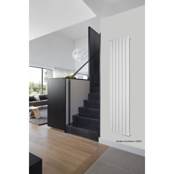 Radiateur électrique 2000W Acova Fassane Premium THXP vertical blanc H2017mm - Acova - THXP200-200/GF