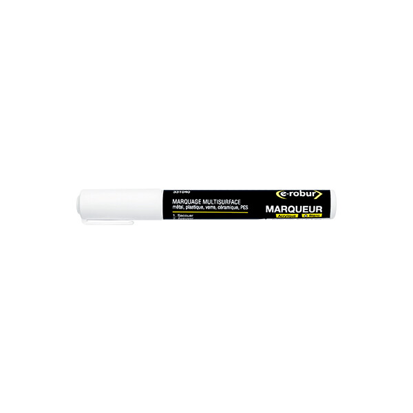 Marqueur acrylique blanc multisurfaces - AGI Robur - 331040
