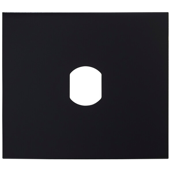 Façade finition noire satinée pour module vigik (200443) - Aiphone - GFBP2B