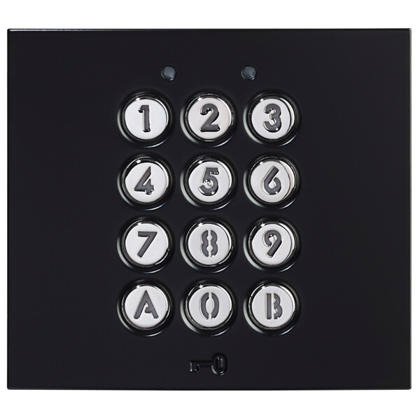 Ensemble clavier codé gtac finition noire satinée  (200439) - Aiphone - GTACB