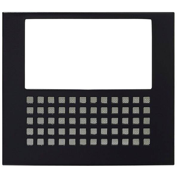 Façade finition noire satinée pour micro hp gtdbv et gtdbvn (200429) - Aiphone - GTDBPB