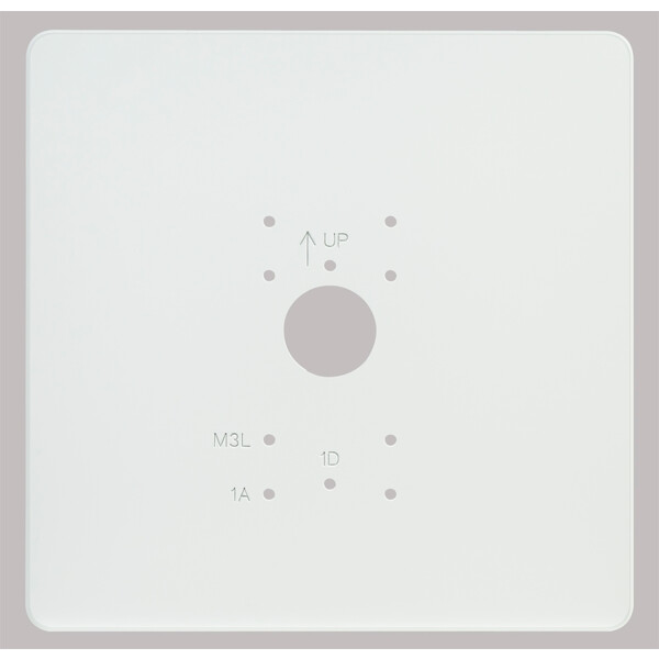 Plaque de propreté en pvc blanc pour gt1d, gt1a et gt1m3l (200490) - Aiphone - PPAV
