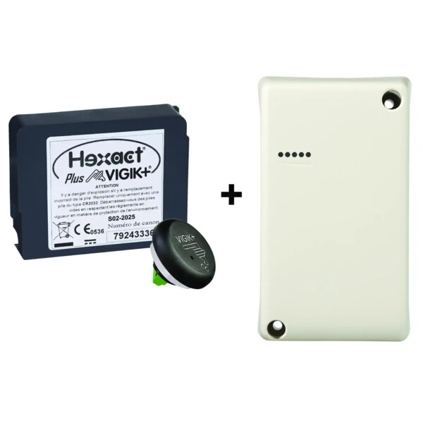 Pack vigk+ en temps réel avec centrale heplusv3 et transmetteur heboxintv3 - Aiphone - HEPACKPLUSV3