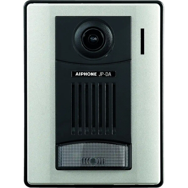 Platine de rue vidéo saillie en abs noir et argenté pour système jp - Aiphone - JPDA