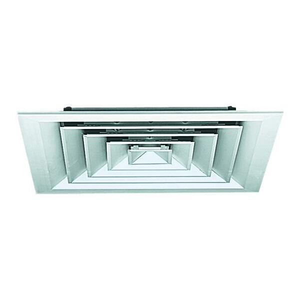 Aldes sf 704 - 375 x 375 mm - diffuseur aluminium carré à noyau amovible - Aldes - 11051551