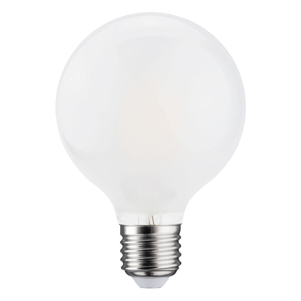 Lampe globe g80 filament e27 7w 3000k 800lm, cl.énerg.e, 15000h, opale, dimm - Aric - 20052
