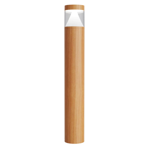 Lana - borne ext. led 3000k 12w 800lm 50000h 360° ip65 ik09 imitation bois - Aric - 51789