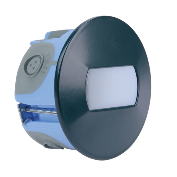 Baliz - encastré mur rond, fixe, anthracite, led intég. 1,2w 4000k 8lm - Aric - 51832