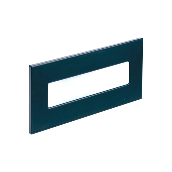 Baliz 3 - encastré mur rectang., fixe, anthracite, led intég. 3,8w bleu - Aric - 51839