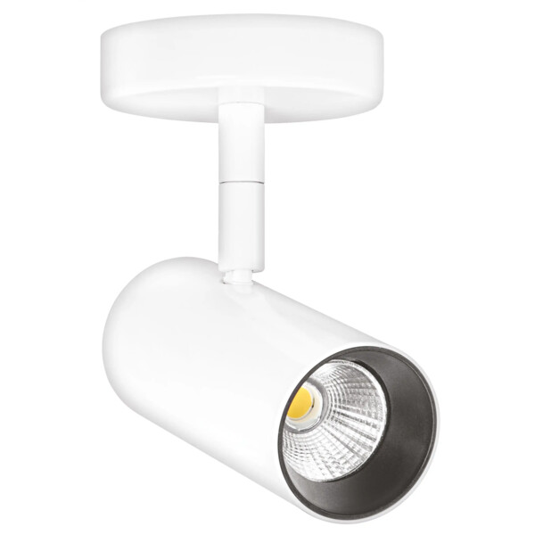 Elma cct - proj. s/patère, blanc, led 30° 10,5w cct 3000/4000k 840lm - Aric - 51852