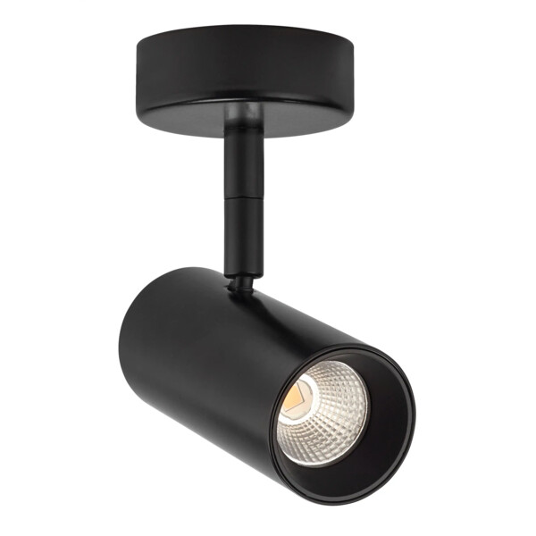 Elma cct - proj. s/patère, noir, led 30° 10,5w cct 3000/4000k 840lm - Aric - 51853