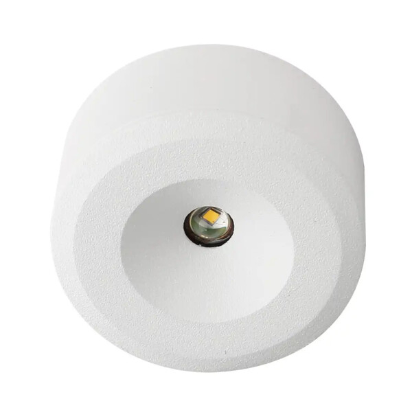 Spot s40 alu blanc led 1,5w 90lm 3000k 50000h dimmable, alim non fournie - Aric - 51858