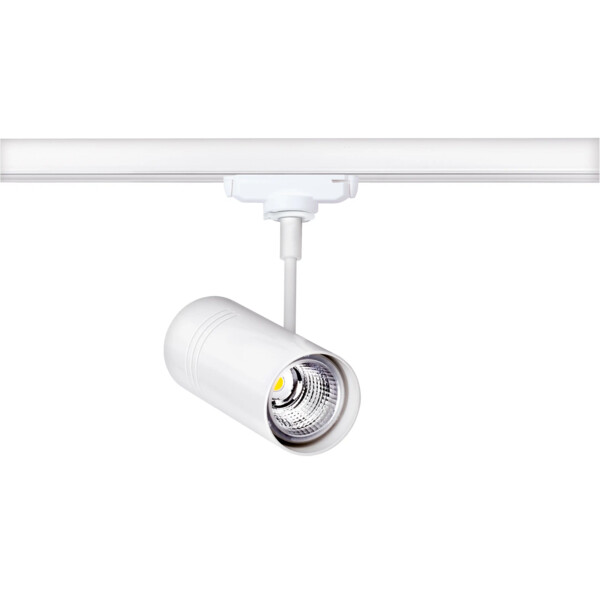 Evoli cct - proj. rail 1 all.029, blanc, led 36° 10w cct 3000/4000k 930lm - Aric - 51860