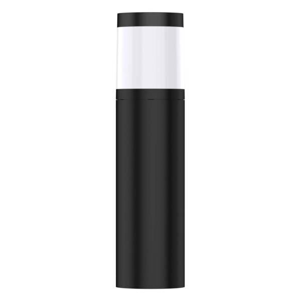 Pharos - borne ext. 40cm ip65 ik08, noir, led cct 3000/4000k 8w 620lm - Aric - 51865