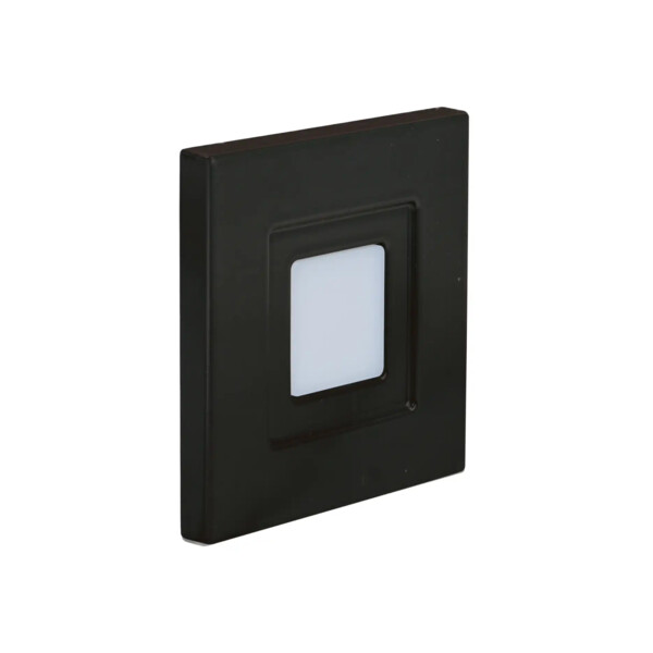 Iso 60 cct - encastré mur led 1,2w 3cct 2700/3200/4000k 40lm 115° 40000h noir - Aric - 51876
