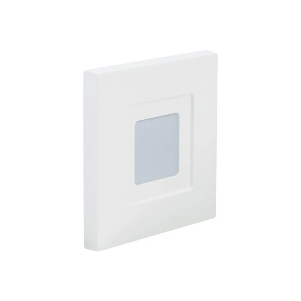 Iso 60 cct - encastré mur led 1,2w bleu 2lm 115° 30000h face avant alu blanc - Aric - 51879