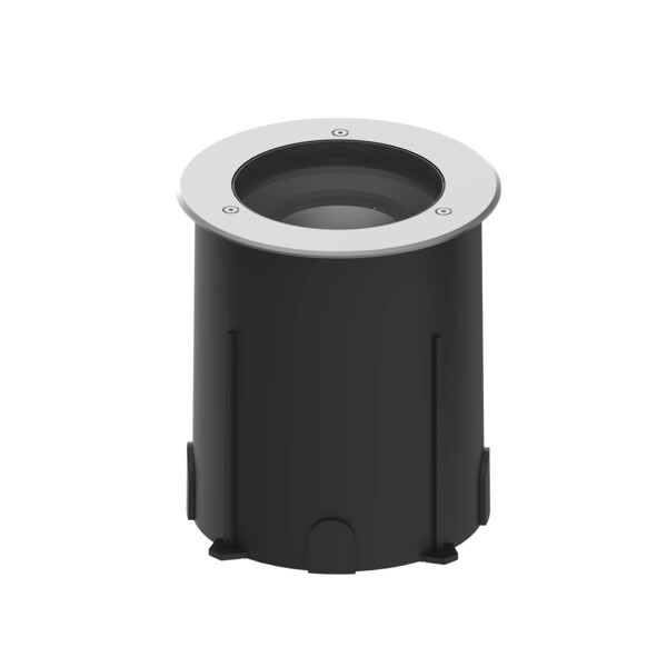 Lumisol 175 - enc.sol ext. ip67 ik10 inox 316l, rond, led 9,6w 36° 4000k 1350lm - Aric - 51905
