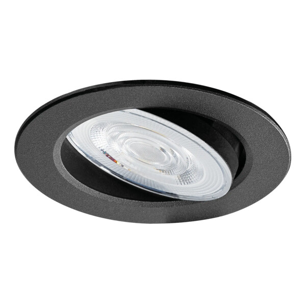 Mi7 - enc. led 6w 3cct 2700/3300/4000k 580lm, noir, connexion sans outil - Aric - 51968