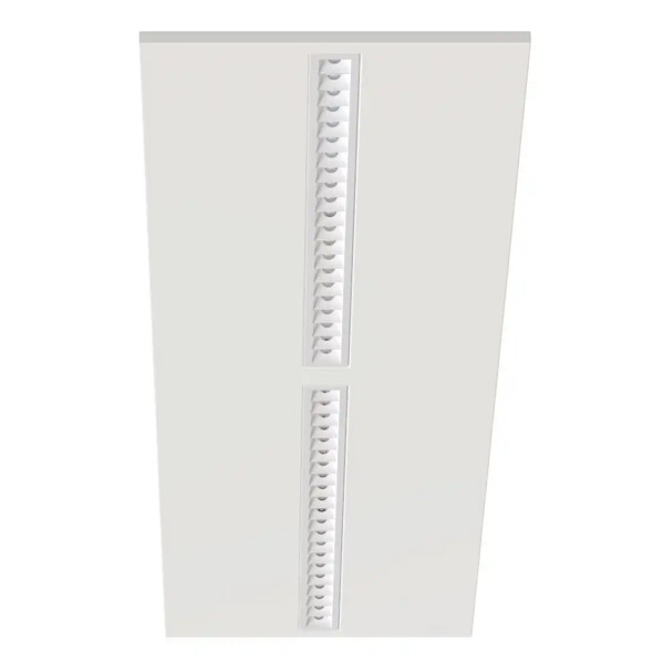Dalle modulo 300x1200 ugr19 25w 2cct (3000k/4000k) 3500lm 50000h blanc - Aric - 51978