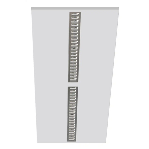 Dalle modulo 300x1200 ugr16 25w 2cct (3000k/4000k) 3500lm 50000h blanc et silver - Aric - 51979