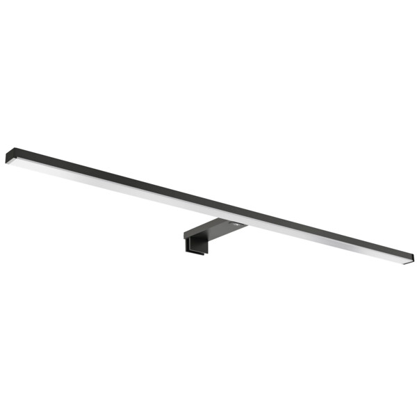 Tessa - applique 80cm ip44 vol.2, led 7,6w 3cct 3-4-5000k 720lm, alu noir - Aric - 53150