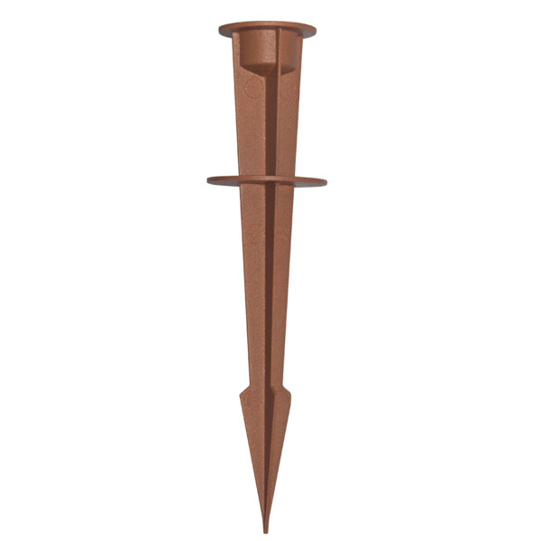Piquet de jardin pour projecteur twister 4 et michelle 5w - corten - Aric - 51892