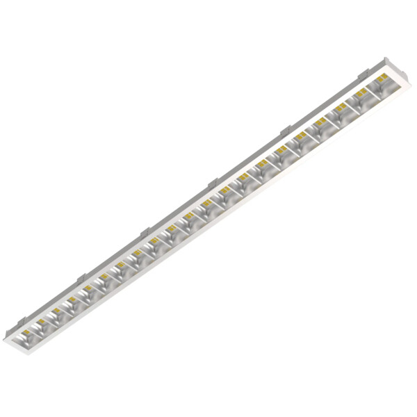 Module led blanc/silver ugr16 p/dalle modulo, 12,5w cct 3000/4000k 1750lm 50000h - Aric - 51987