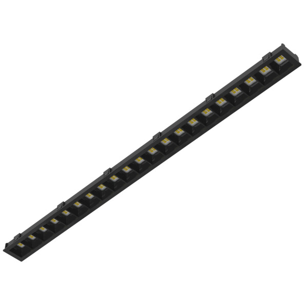 Module led noir ugr16 pour dalle modulo, 12,5w cct 3000/4000k 1500lm 50000h - Aric - 51988