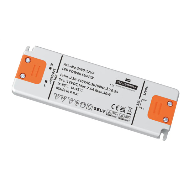 Alimentation led 12v dc 30w ip20 - Aric - 52065