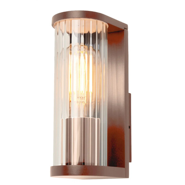 Magali - applique mur ext. ip44 ik04, corten, e27 60w max., lpe non incl. - Aric - 3170