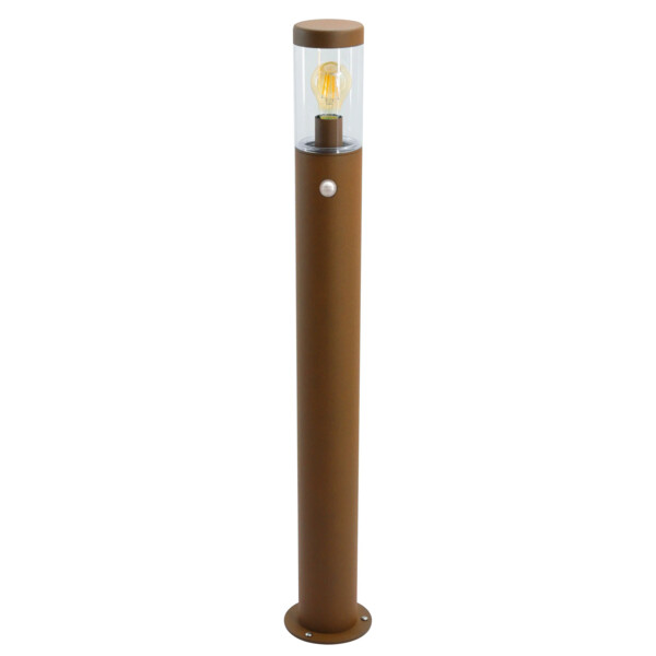 Saxo sensor - borne 1m ext. ip66 ik08, corten, douille e27 15w max (led) - Aric - 51896