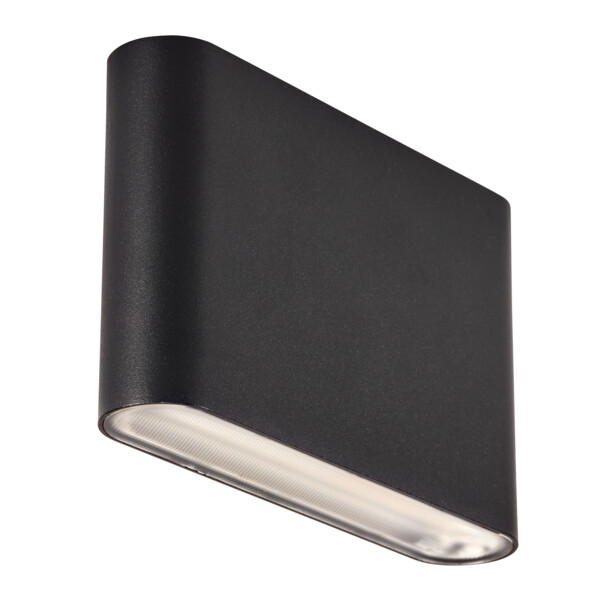 Applique LED murale 6W Aric Fynn CCT 3000 à 5700K 570lm IP54noir - Aric - 51520
