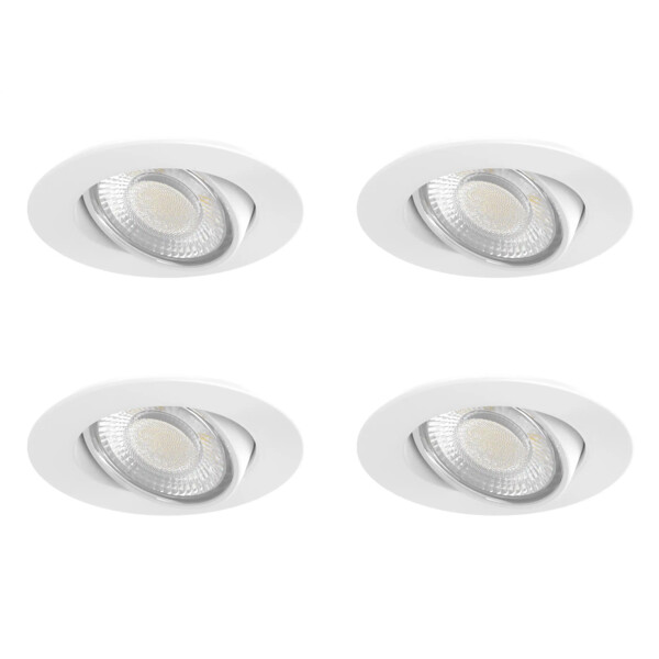 Encastrés LED 3,5W CCT 3000/4000K basculants 20° blancs Aric - Aric - 11055