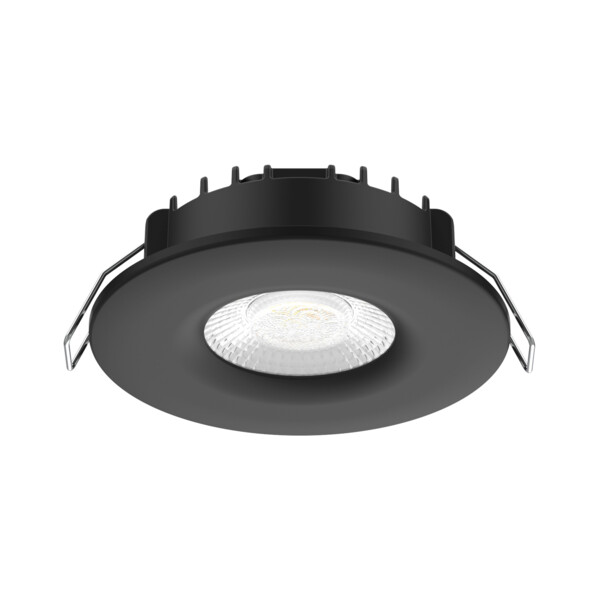 Spot encastré 6W noir Aric Atlas LED cct3 dimmable Triac BBC/RE2020 recouvrable - Aric - 51542