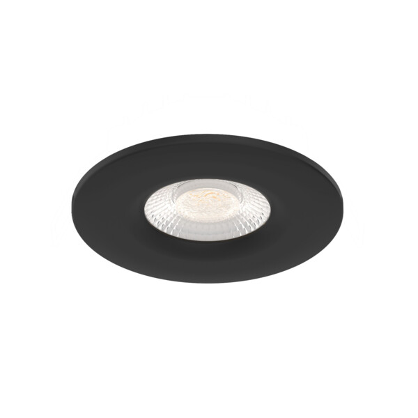 Spot encastré 6W noir Aric Atlas LED cct3 dimmable Triac BBC/RE2020 recouvrable - Aric - 51542