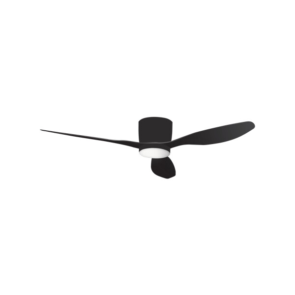 Ventilateur de Plafond EOLE 18W/2000LM/3000-4000-6500K/Dimmable/Noir - Arlux - 114506