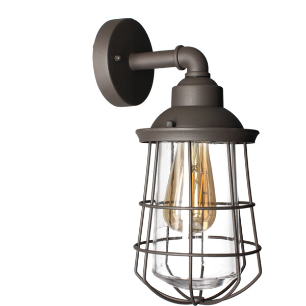 Applique descendante LED Arlux London IP44 7W 2700K 800lm anthracite - Arlux - 111708