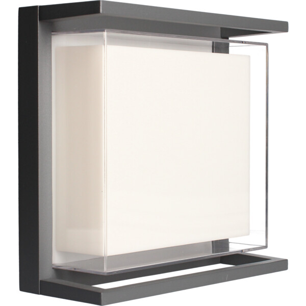 Applique LED Arlux Flores IP65 17W 3000K 1000lm anthracite - Arlux - 117172