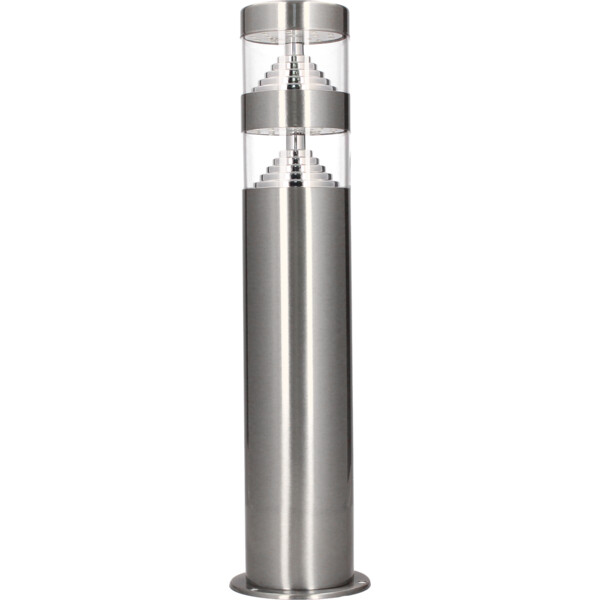 Borne LED Arlux Castellane 40cm IP44 9W 3000K 1000lm inox - Arlux - 111357