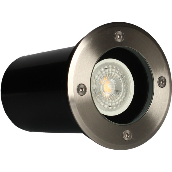 Encastré de sol rond LED Arlux Tulip V2 IP67 5W 3000K 380lm inox - Arlux - 500172