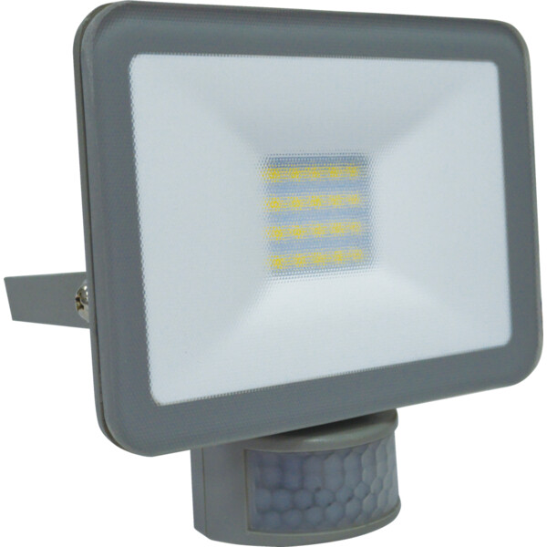 Projecteur Gris avec Détecteur Infrarouge LED 10 W 4000 K 900 lm SERIE SLIMER Arlux - Arlux - 200541