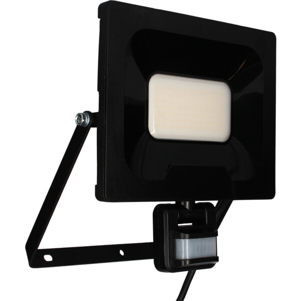 Projecteur Noir avec Détecteur Infrarouge IP65 LED 50 W 4000 K 4000 lm NINO Arlux - Arlux - 200624