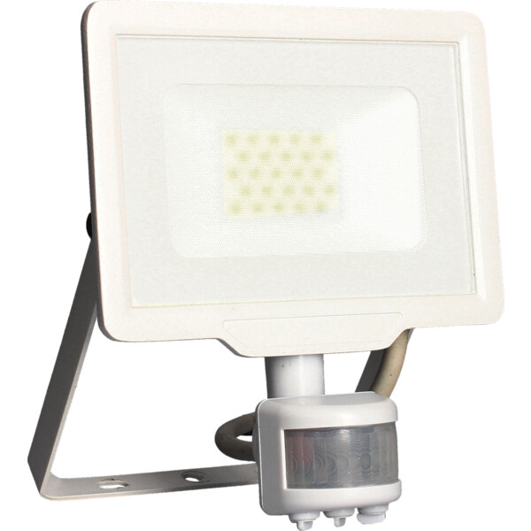 Projecteur Blanc avec Détecteur Infrarouge IP44 LED 20 W 4000 K 1700 lm FLD85 Arlux - Arlux - 950564